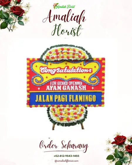 Sewa Papan Bunga Deru